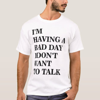 Jag önskar inte att tala t shirt