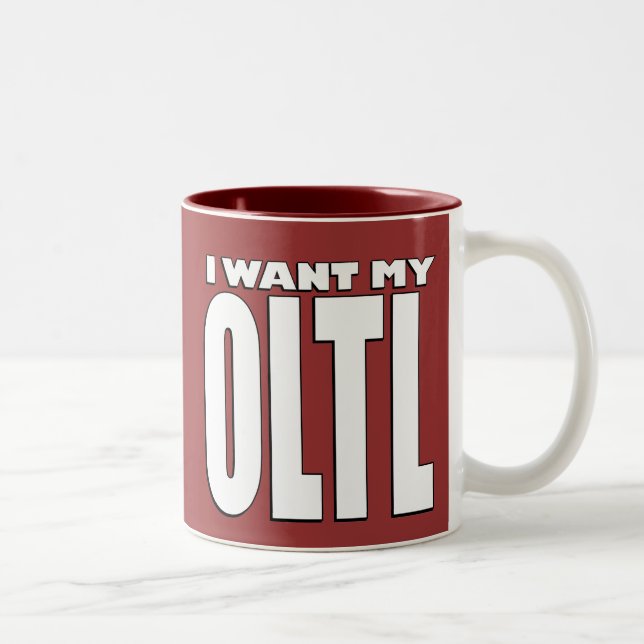 Jag önskar min OLTL-mugg Två-Tonad Mugg (Höger)