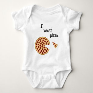 Jag önskar pizza tee shirt