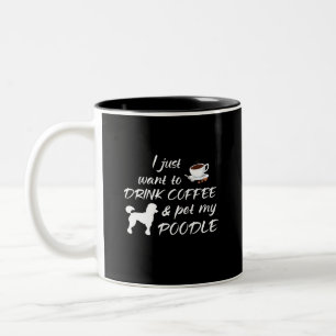 Jag önskar precis att dricka kaffe & dalta min Två-Tonad mugg