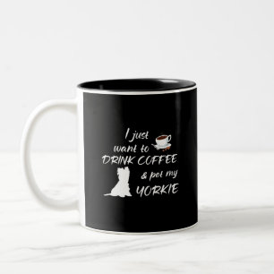 Jag önskar precis att dricka kaffe & dalta min Två-Tonad mugg