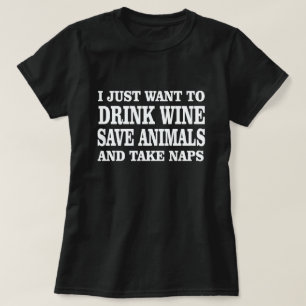 JAG ÖNSKAR PRECIS ATT DRICKA VINSPARADJUR SOM T-SHIRT