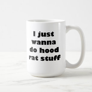 Jag önskar precis att göra huvaråttasaker kaffemugg