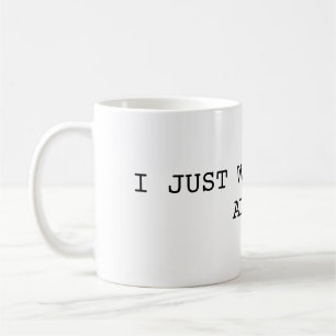 Jag önskar precis att kissa den ensamma muggen kaffemugg