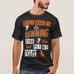 Jag önskar precis till det rinnande t shirt