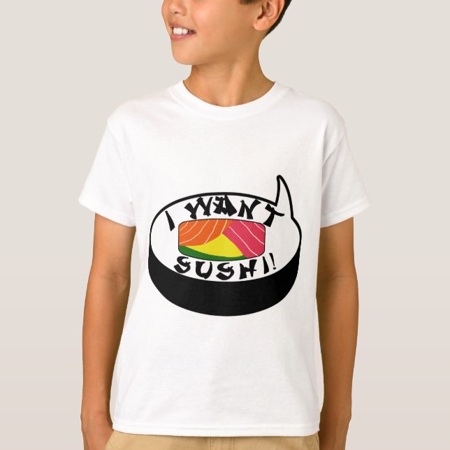 Jag önskar Sushi Tee (Framsida)