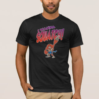 Jag önskar till den Squatch T-tröja Tee