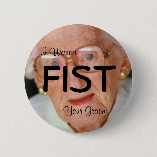 Jag önskar till näven som din Granny knäppas Knapp (Framsida)