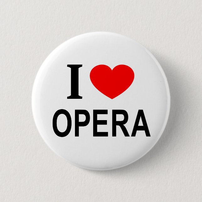 Jag ❤️ OPERA Jag älskar opera Jag älskar opera Knapp (Framsida)