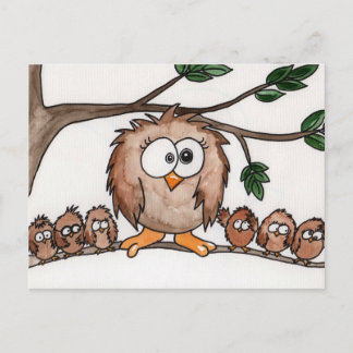 Jag oroar mig. vykort