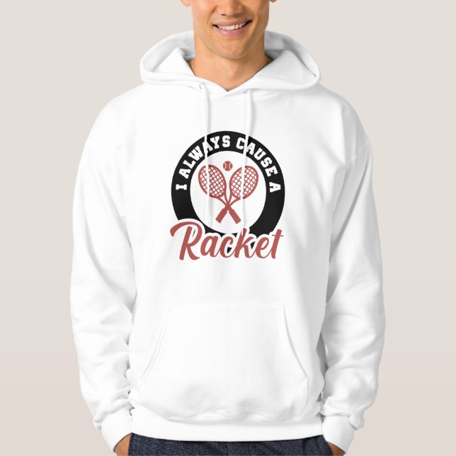 Jag orsakar alltid en rak hoodie (Framsida)