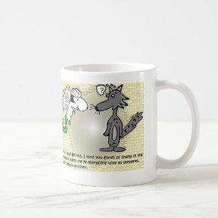 Jag överför ditt framåt som fårmuggen kaffemugg