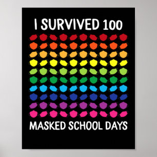 Jag överlevde 100 maskerade skoldagar 100:e skolda poster