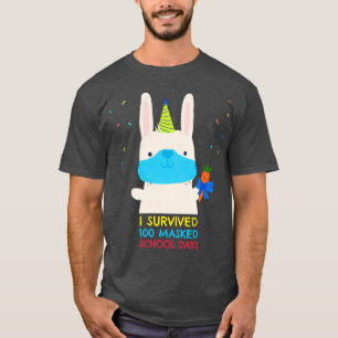 Jag överlevde 100 maskerade skoldagar 17 t shirt