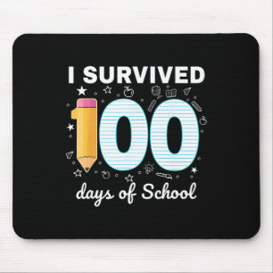 Jag överlevde 100 skoldagar elever lärare 10 musmatta