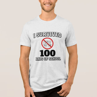 Jag överlevde 100 skoldagar (inte 67) Roligt T Shirt