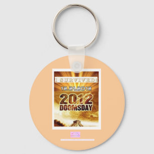 JAG ÖVERLEVDE 12/21/12 DOMEDAG KEYCHAIN NYCKELRING