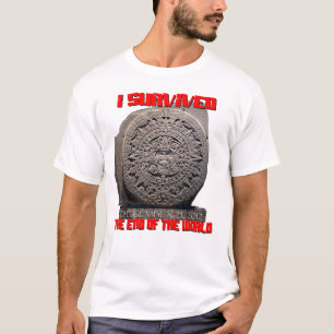JAG ÖVERLEVDE 2012 avsluta av världen T-shirt