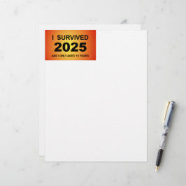 Jag överlevde 2025  brevhuvud