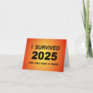 Jag överlevde 2025 tack kort