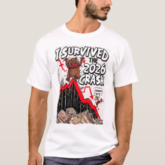 Jag överlevde 2026 års krasch t shirt