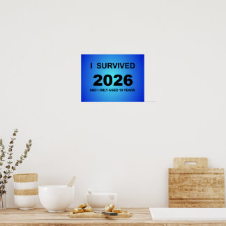 Jag överlevde 2026 poster