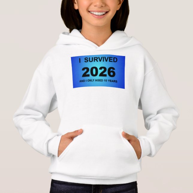 Jag överlevde 2026 t shirt (Framsida)