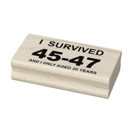 Jag överlevde 45-47 stämpel