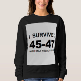 Jag överlevde 45-47 t shirt