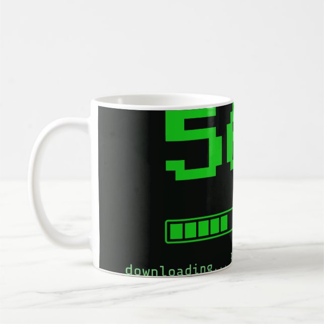 Jag överlevde 56K-mugg Kaffemugg (Vänster)