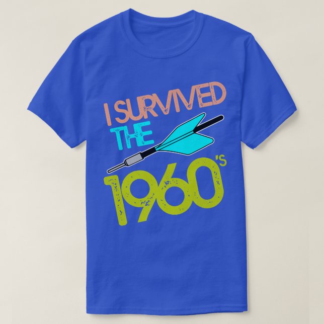 Jag Överlevde 60-talets Jarts Missile-spel T Shirt (Design framsida)