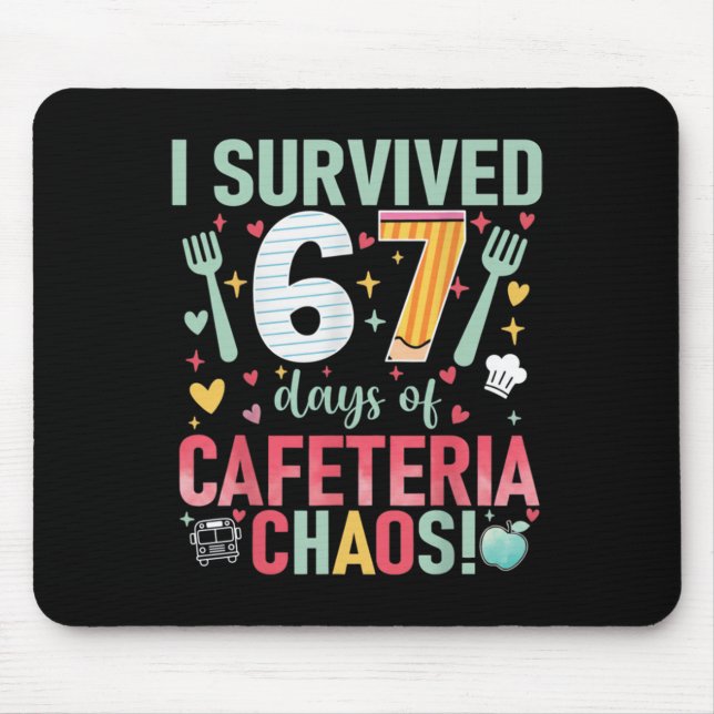 Jag överlevde 67 dagar av kafeterians kaos Lunchda Musmatta (Framsidan)