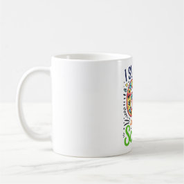 Jag överlevde 67 dagar av skolan Färgrik Doodle Mi Kaffemugg