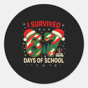 Jag överlevde 67 dagar av skolans julfröken runt klistermärke