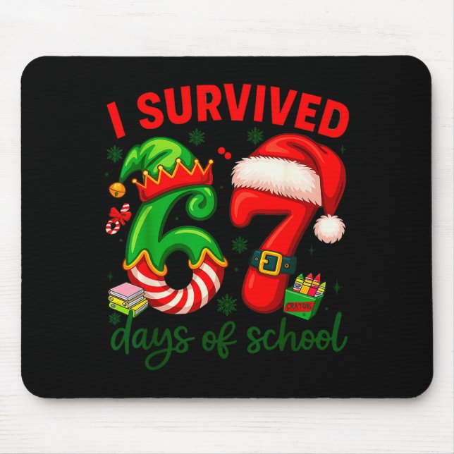Jag överlevde 67 dagar av skolans julgodis Cane  Musmatta (Framsidan)