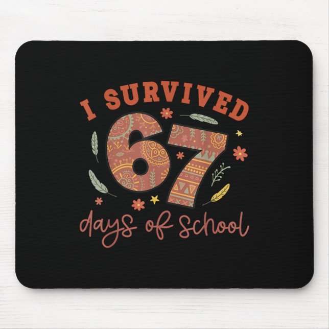 Jag överlevde 67 dagar av skollärare studenter kvi musmatta (Framsidan)