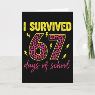 Jag överlevde 67 dagar i skolan 100 dagar Sex Sju Kort