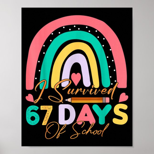Jag överlevde 67 dagar i skolan Bruh Studenter Sex Poster (Framsidan)
