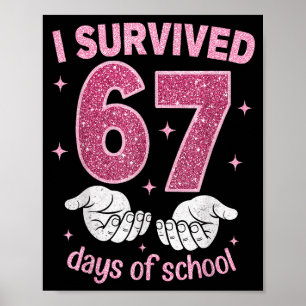 Jag överlevde 67 dagar i skolan Gen Alpha-slang 6 Poster