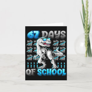 Jag överlevde 67 dagar i skolan Roligt 67 Meme Din Kort
