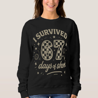 Jag överlevde 67 dagar i skolan Roligt lärare-meme T Shirt