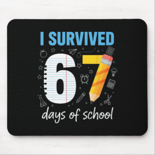 Jag överlevde 67 dagar i skolan Roligt meme lärare Musmatta