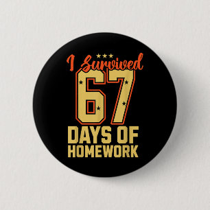 Jag överlevde 67 dagar skolmemes rolig lärare elev knapp