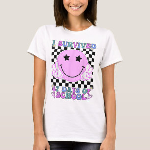 Jag överlevde 67 skoldagar Roligt 67 meme-student T Shirt