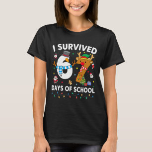 Jag överlevde 67 skoldagar Roligt meme sex sju T Shirt