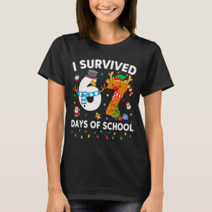 Jag överlevde 67 skoldagar Roligt meme sex sju T Shirt