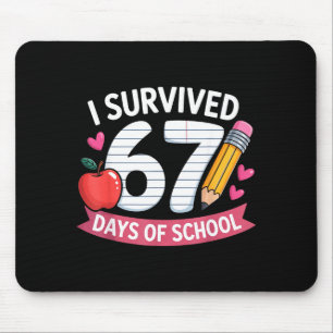 Jag överlevde 67 skoldagar Six Seven 6 7 Lärare Musmatta