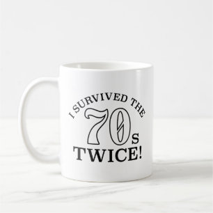 Jag Överlevde 70-talet två gånger Kaffemugg