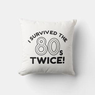 Jag Överlevde 80-talet två gånger Kudde