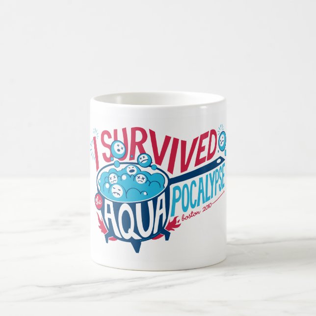 Jag överlevde Aquapocalypsen Kaffemugg (Center)